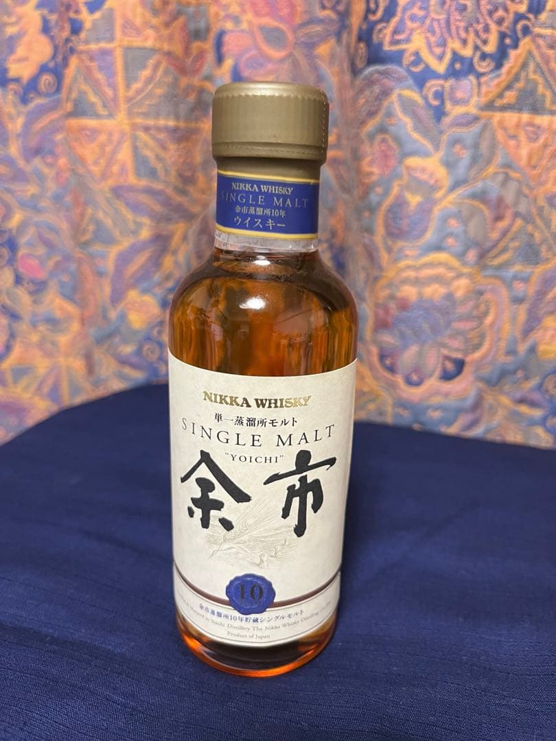 ニッカ余市10年シングルモルトベビーボトル180ml