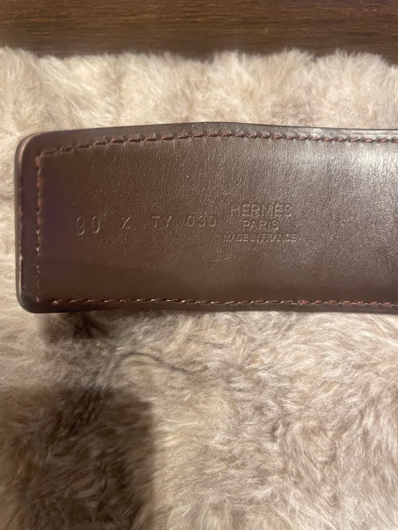 エルメス　H型バックル ベルト
