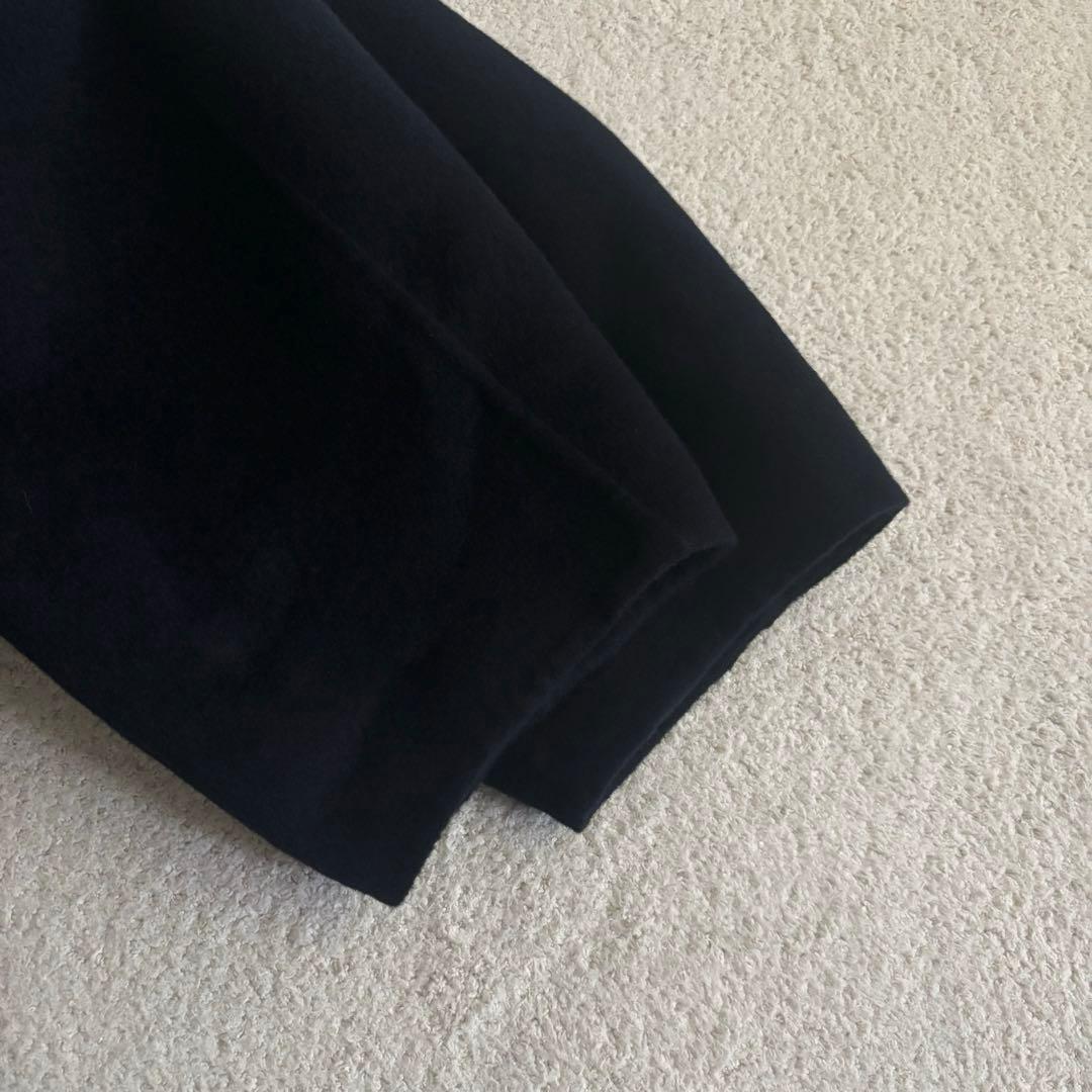 Deuxieme Classeウールアンゴラリバーコート　24AW ネイビー