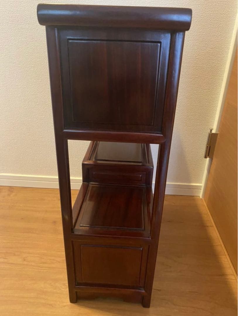 中国美術 唐木 花梨 茶棚 伝統工芸 家具 骨董品