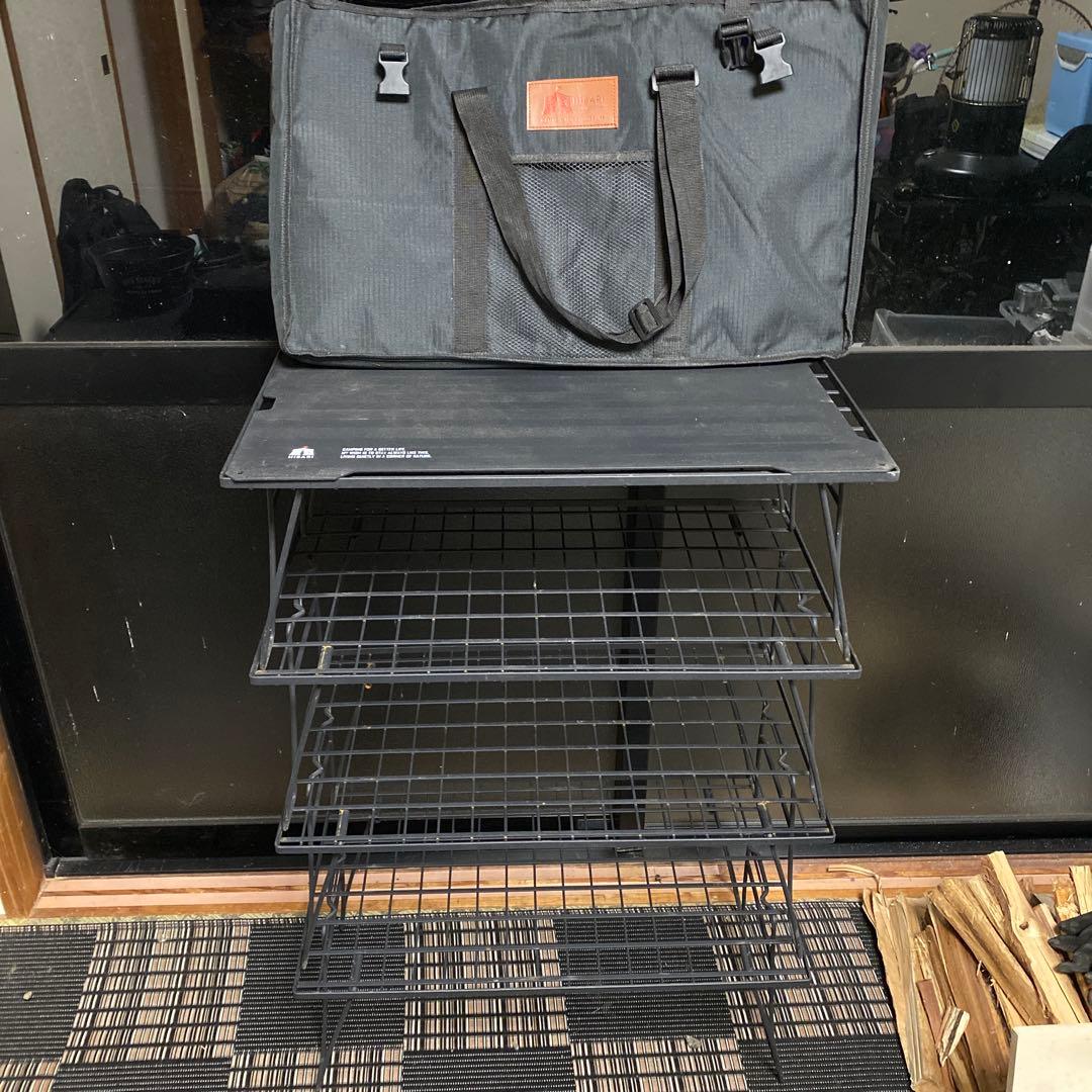 ヒバリ HIBARI フィールドラック 4個セット、天板1個