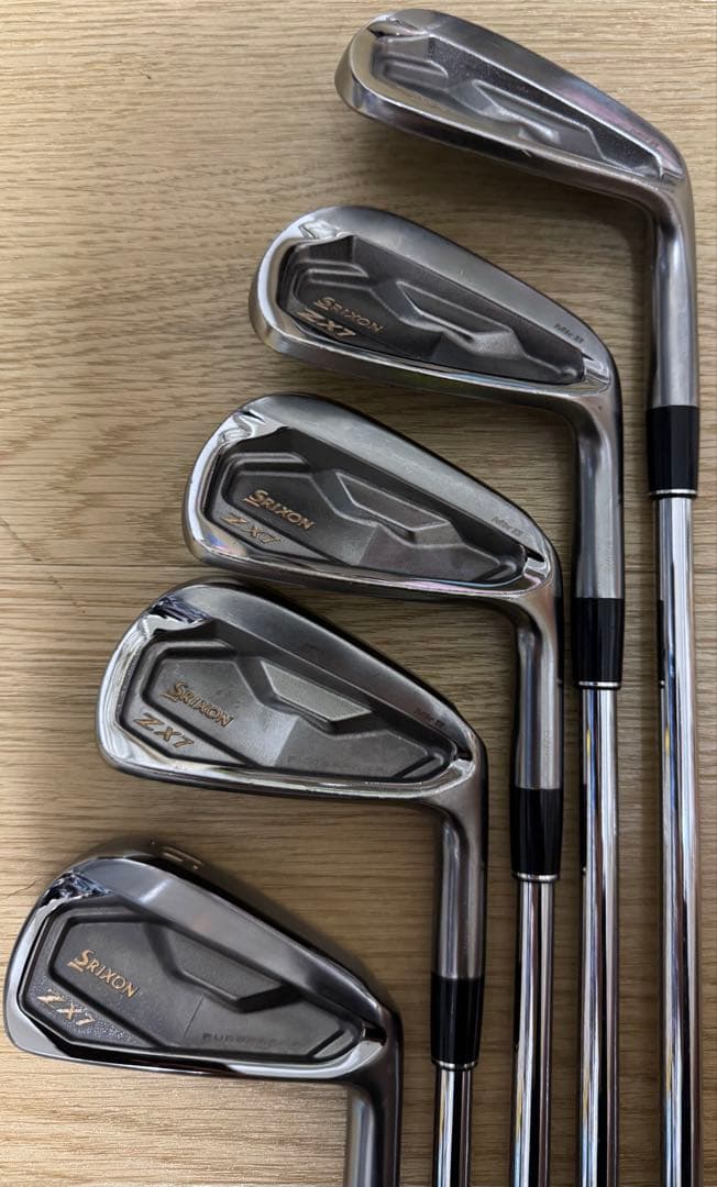 特別仕様 スリクソン ZX7MkIIブラッククロムアイアン 【ゴールド】#6〜P