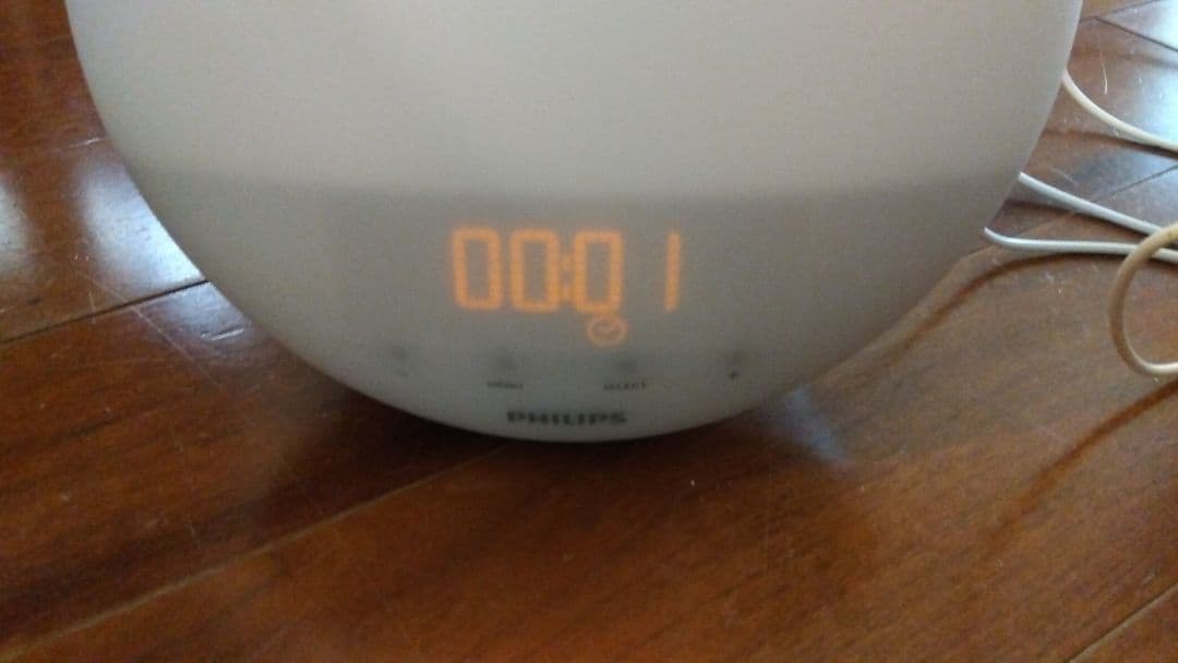 途中　PHILIPS ウェイクアップライト HF3519 光目覚まし