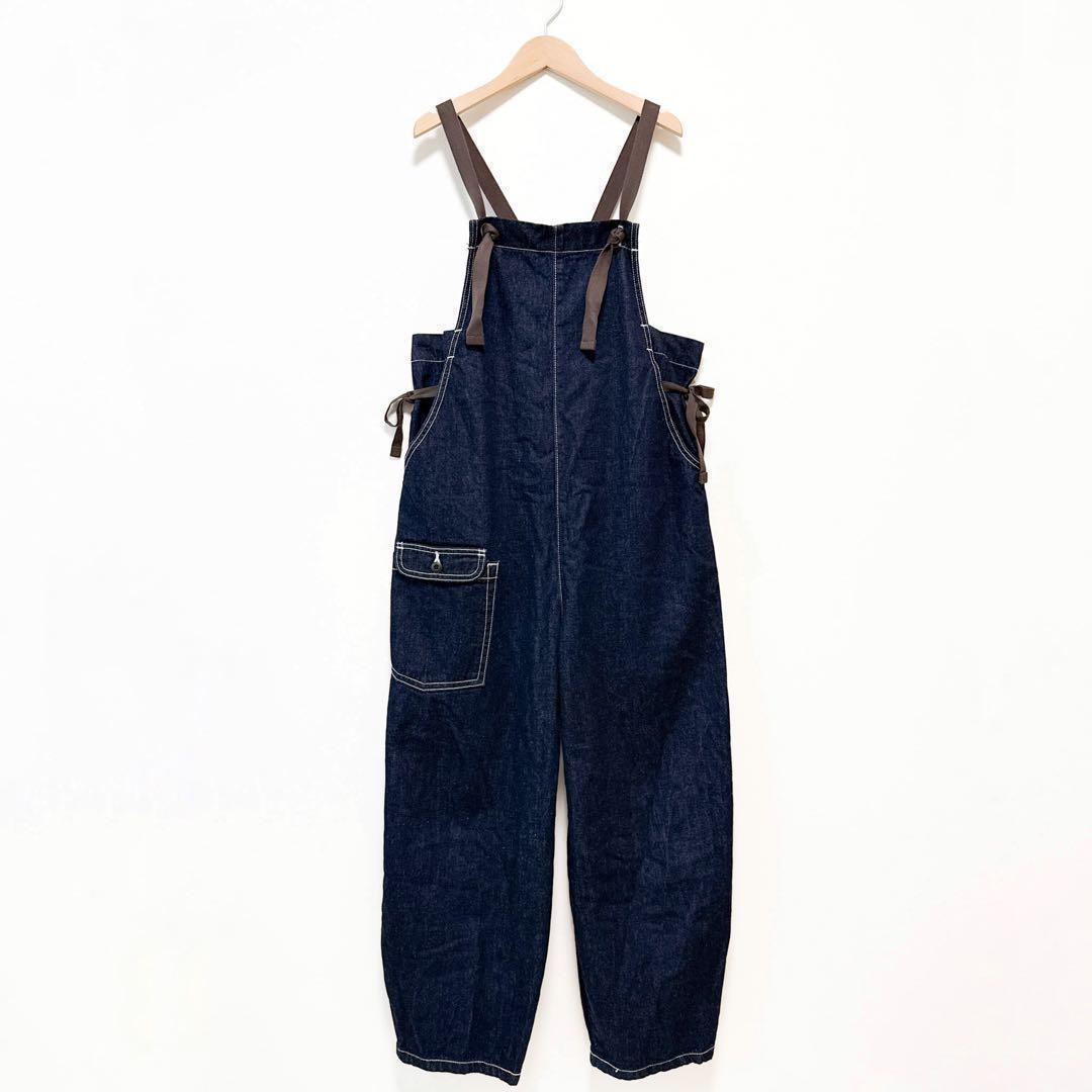 美品 フリークスストア SOMETHING ヴィンテージユーロサロペット リボン