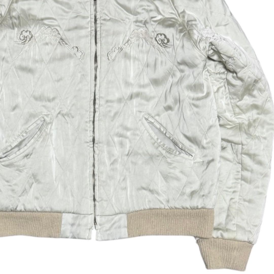 港商 東洋 JS別注 別珍×サテンキルト スーベニアジャケット 黒 サイズ中