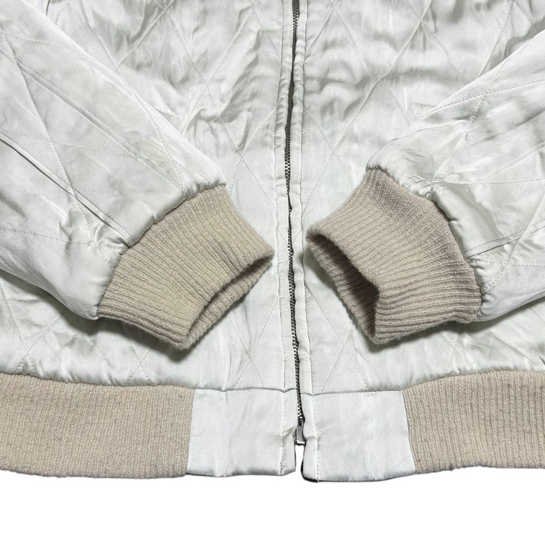 港商 東洋 JS別注 別珍×サテンキルト スーベニアジャケット 黒 サイズ中