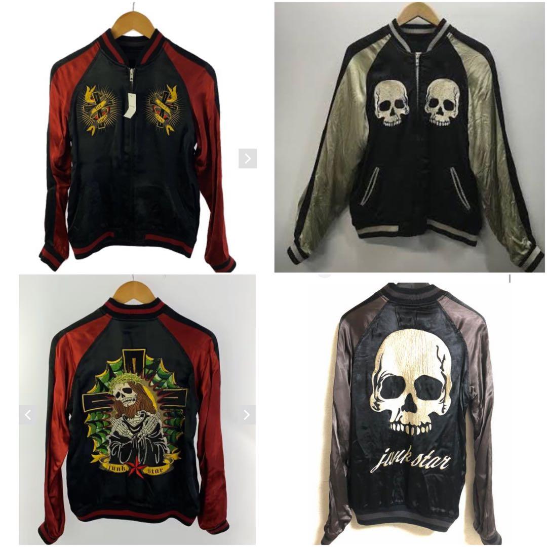 【JUNK STAR】スカル マリア リバーシブル スカジャンsizeM