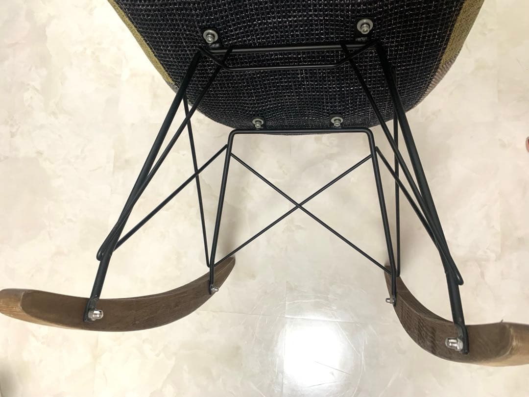 レア 美品 イームズチェア パッチワーク ロッキングチェア カラフル