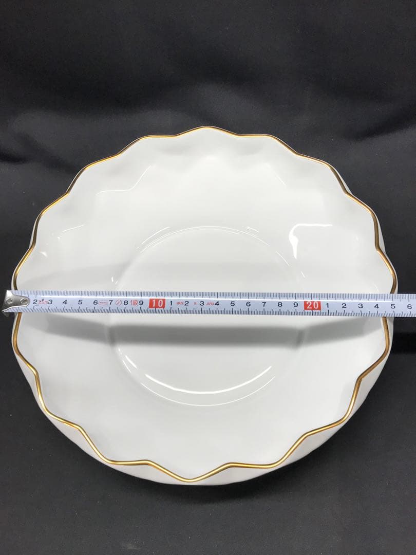 値下！【美品レア】大倉陶園　ゴールドライン　ボウル大1P小6P