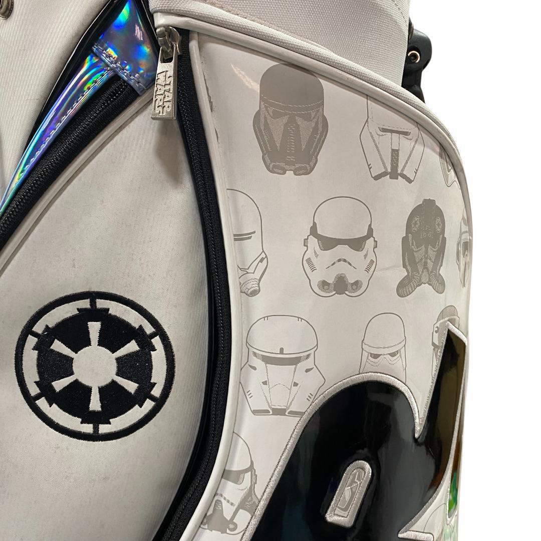 STAR WARS スターウォーズ キャディバッグ ホワイト 9型 6分割
