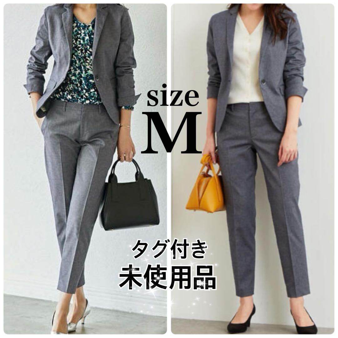 【未使用タグ付き品】コットンオックステーラー セットアップスーツ　ウォッシャブル