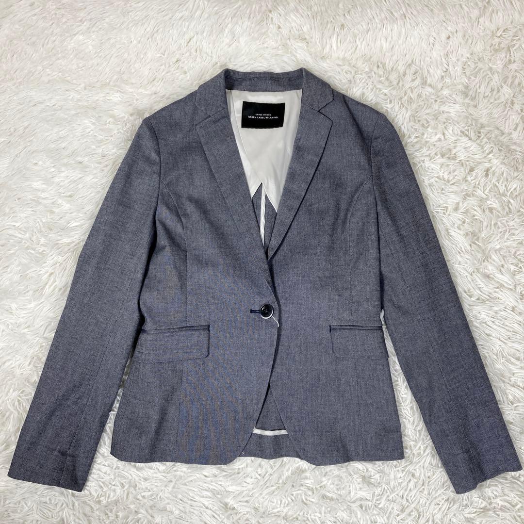 【未使用タグ付き品】コットンオックステーラー セットアップスーツ　ウォッシャブル