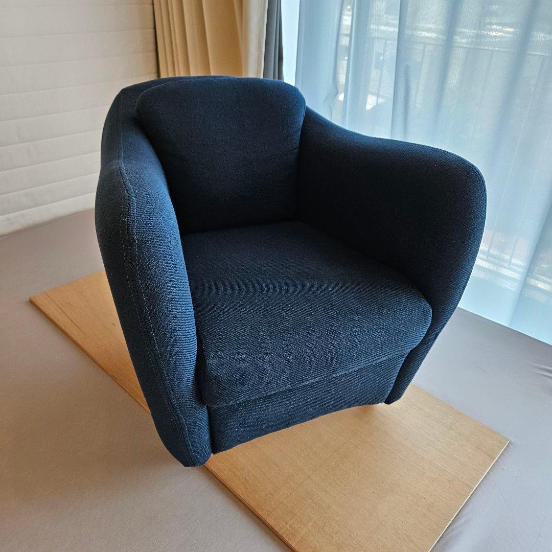 【美品】MINI MILLER ARM CHAIR Navy