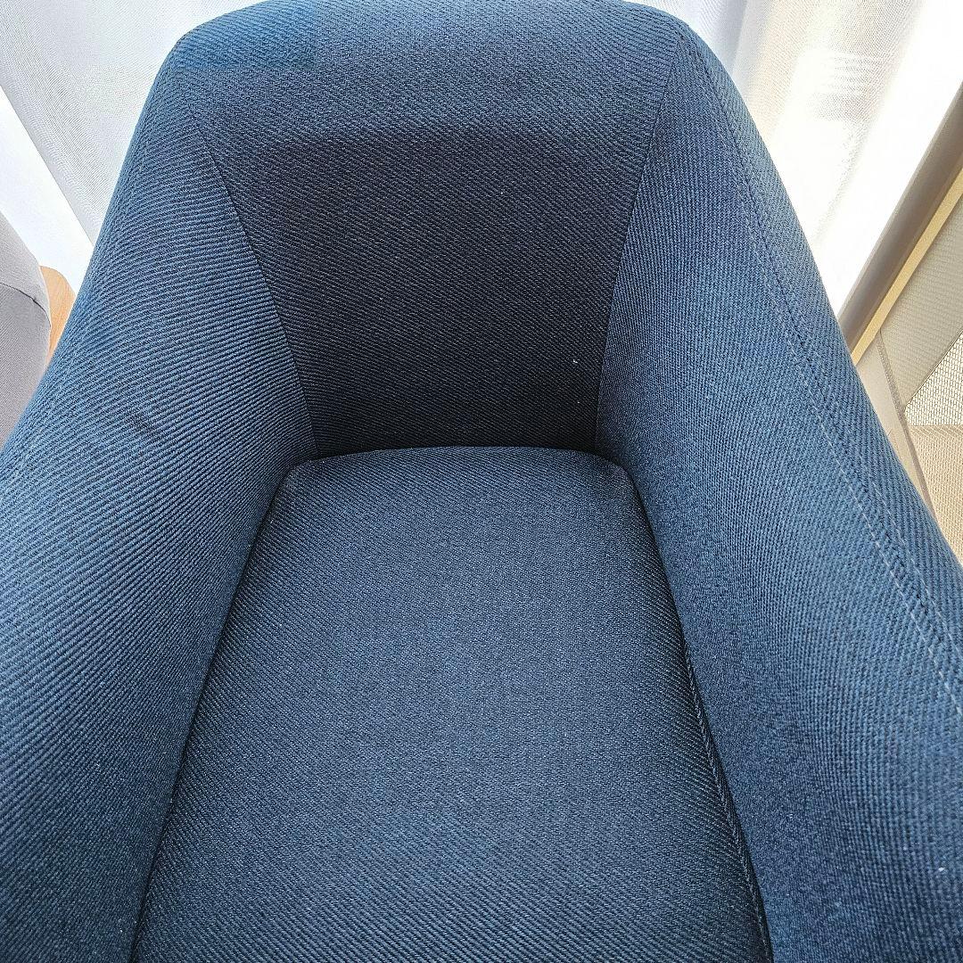 【美品】MINI MILLER ARM CHAIR Navy