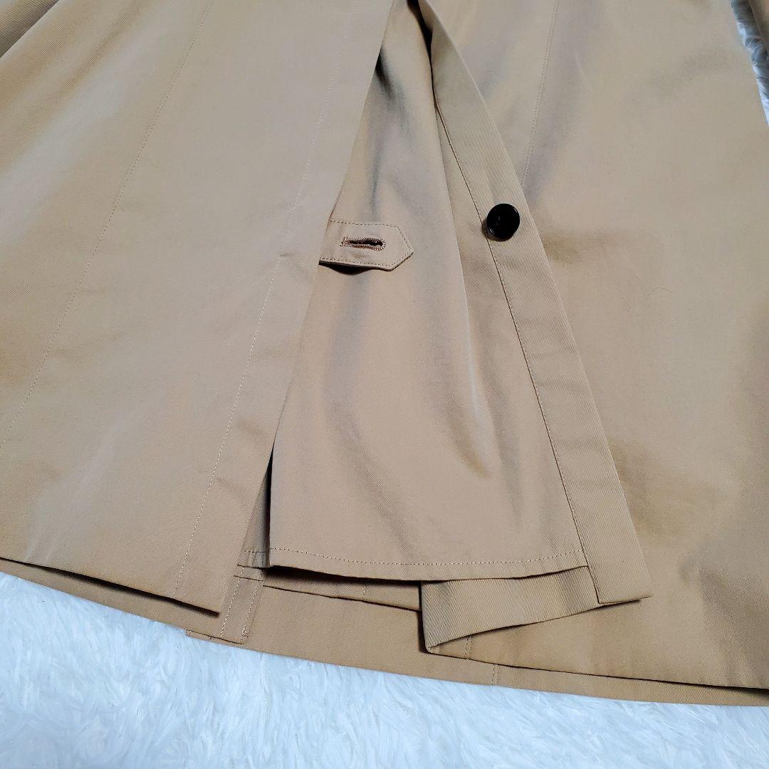 美品✨ブルーレーベルクレストブリッジ　トレンチコート 牛革 チェック 38M