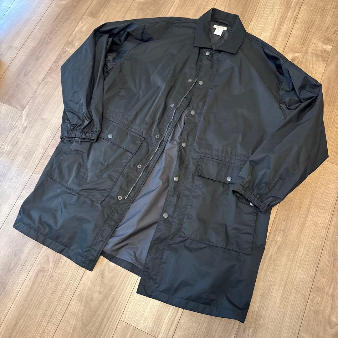 VAINL ARCHIVE ヴァイナルアーカイブ ブラック ステンカラーコート