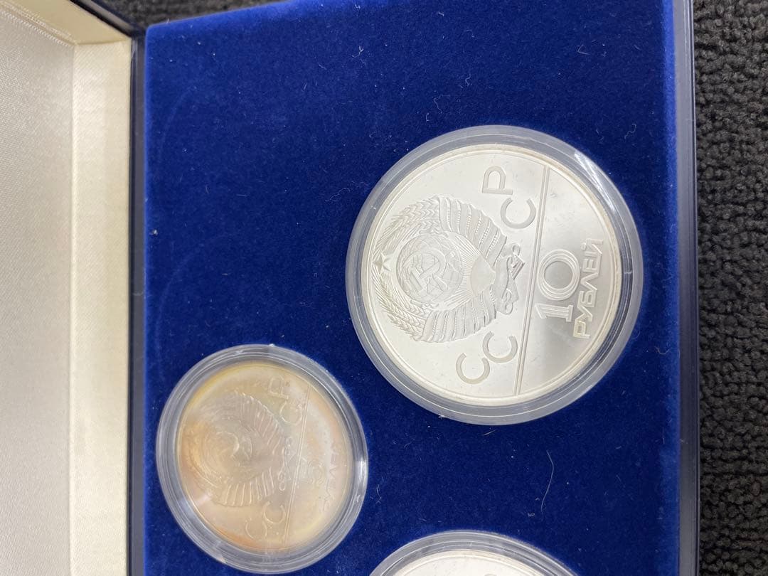 R*a様 モスクワオリンピック 1980年 プルーフ セット 5枚 記念銀貨