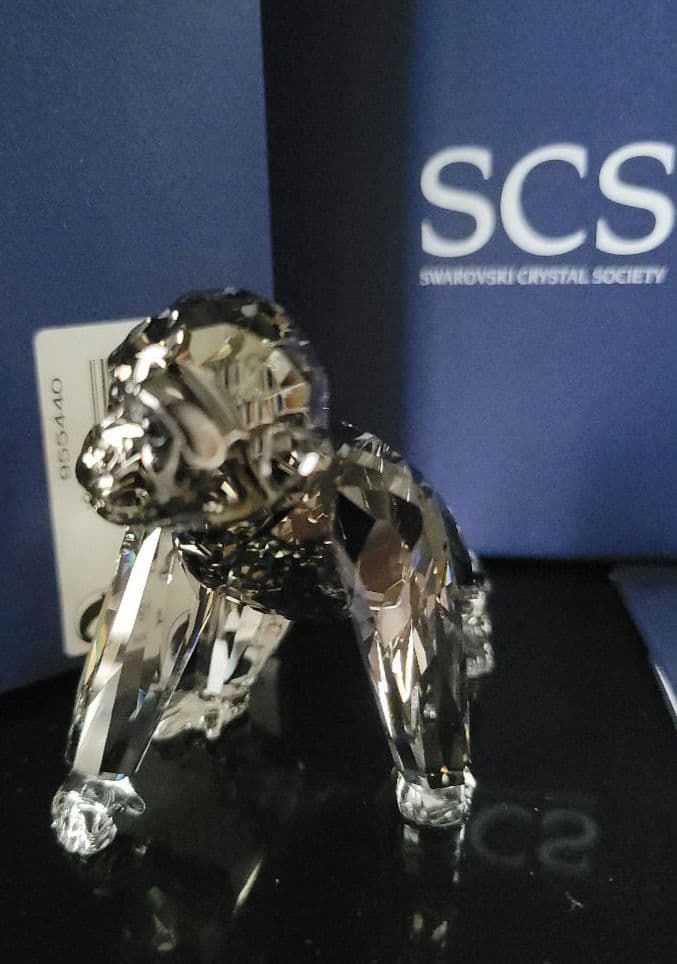 Swarovski　スワロフスキー　ゴリラの赤ちゃん　オリジナルボックス付き