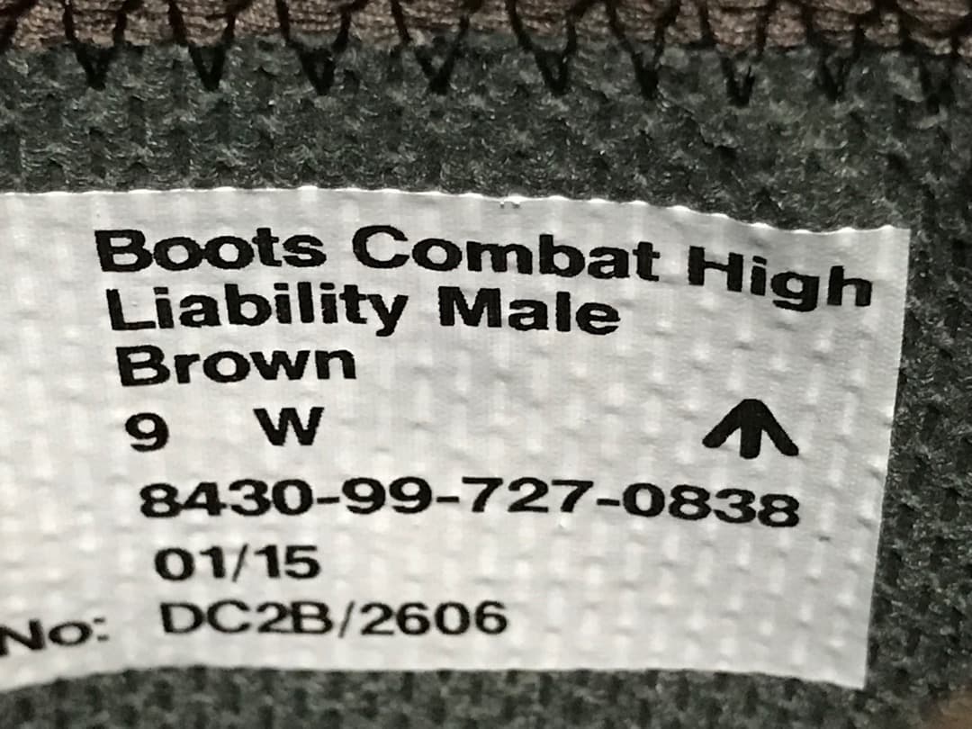 HAIX イギリス軍 コンバット ブーツ US10 ブラウン