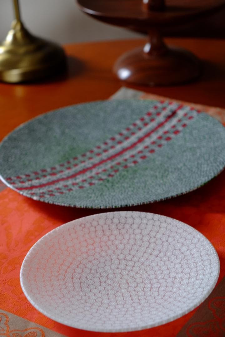 ミルフィオリ ガラス プレート グラス 江波冨士子/舩木倭帆/藤田喬平/田子美紀