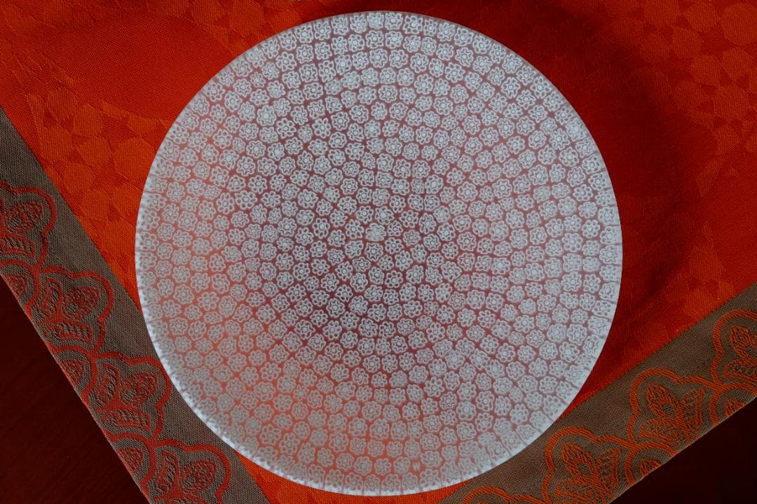 ミルフィオリ ガラス プレート グラス 江波冨士子/舩木倭帆/藤田喬平/田子美紀