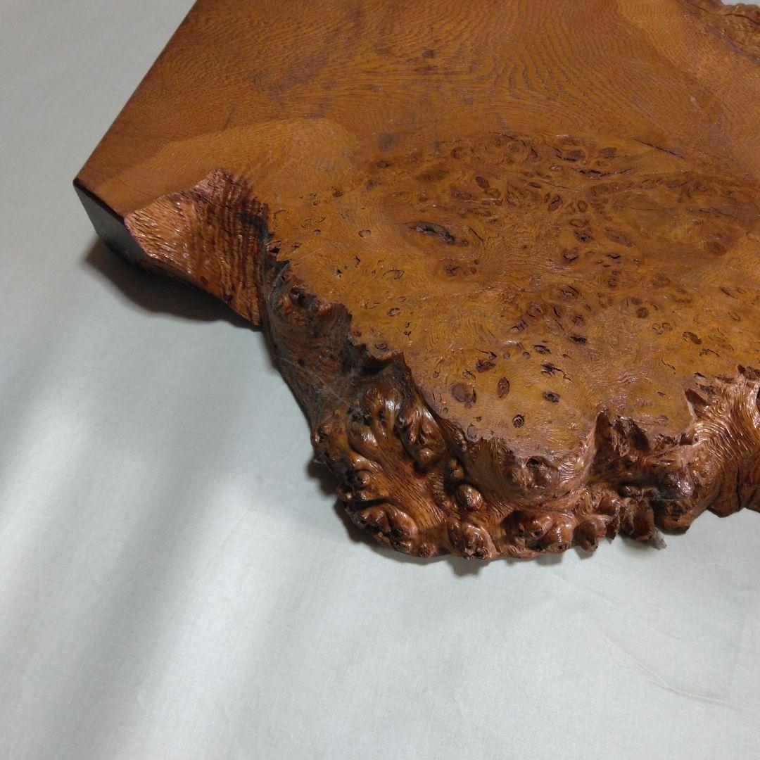 大品盆栽飾り台　ケヤキ玉目 値下げしました。