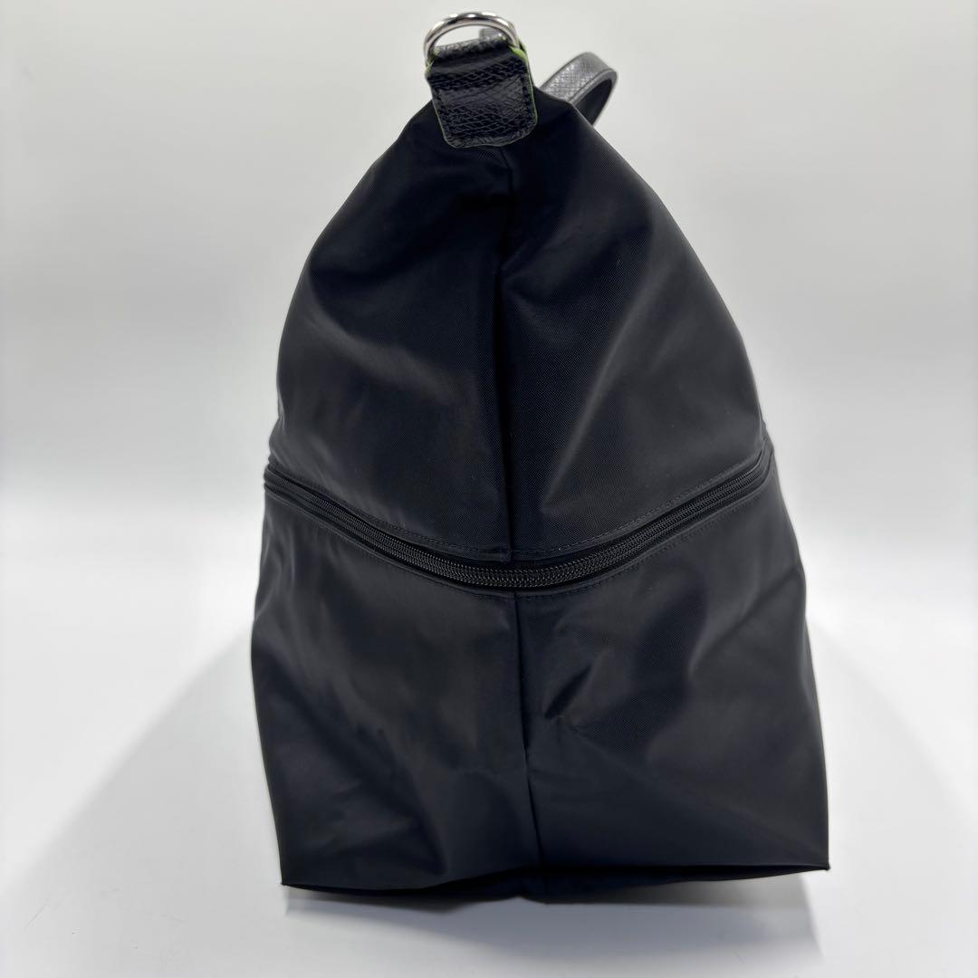 【極美品】 LONCHAMP ロンシャン 2way ボストンバッグ 大容量 黒