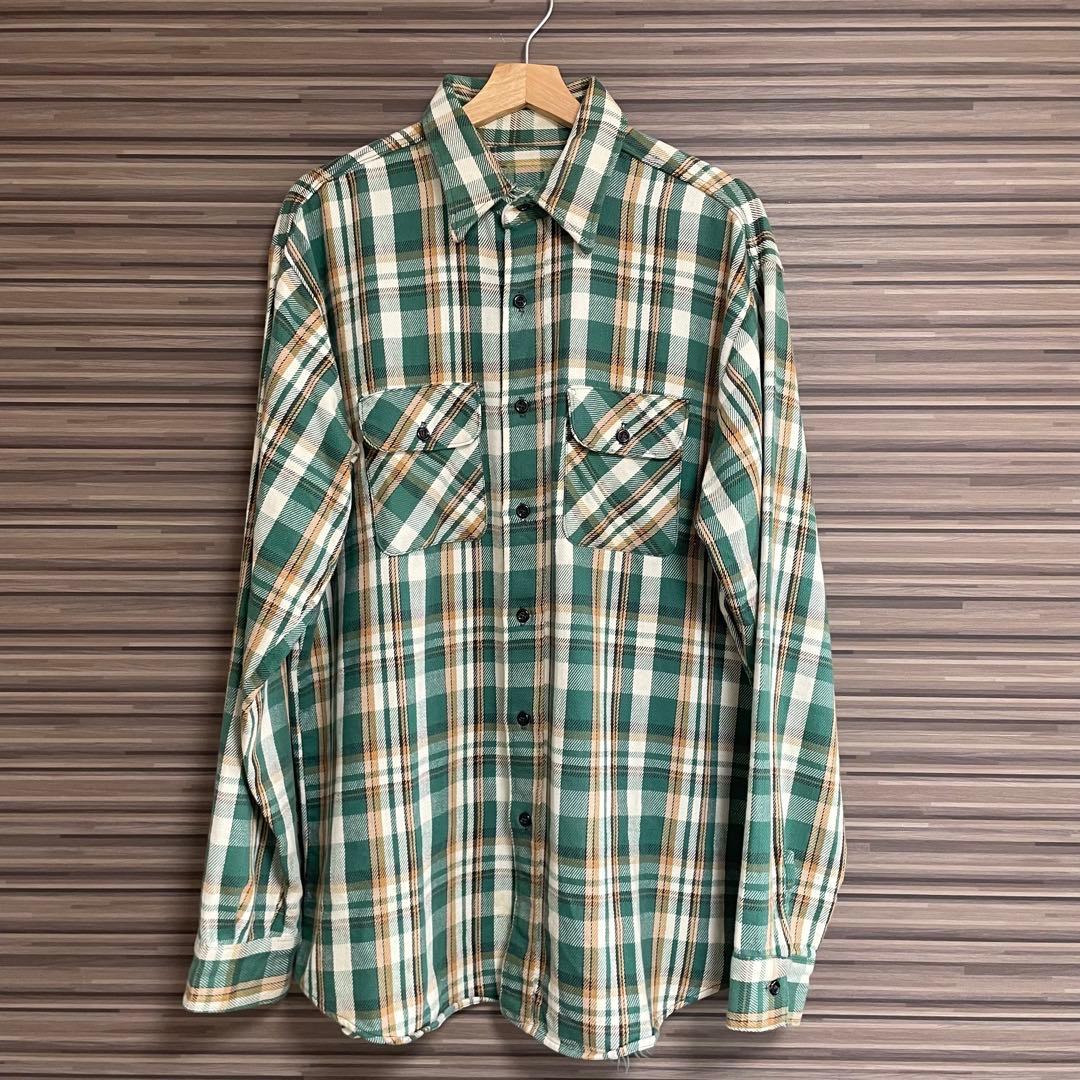 60s FIVE BROTHER ネルシャツ 森タグ USA製