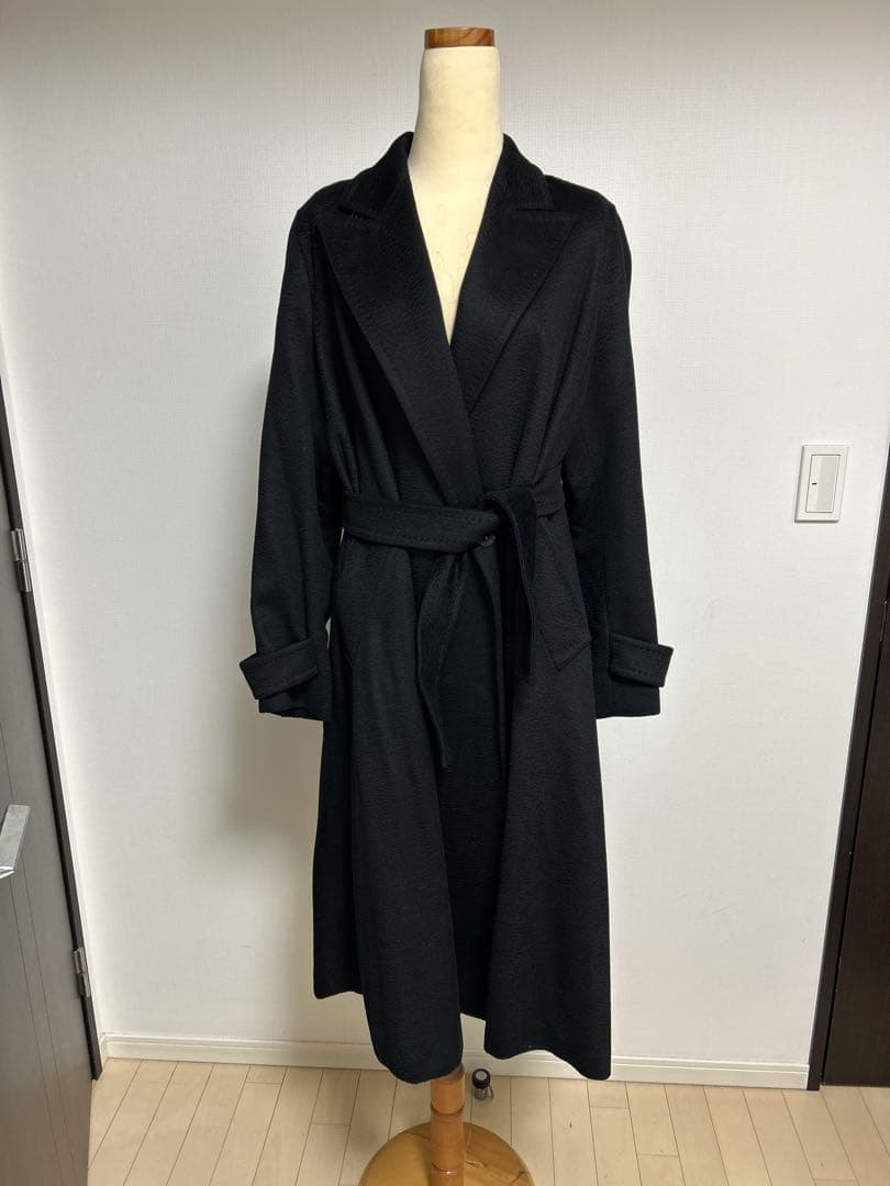 Max Mara カシミヤ100% ロングコート　Aライン　白タグ　40