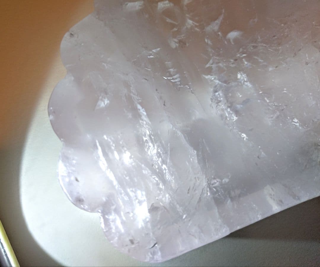 ローズクォーツ　お皿　器　マダガスカル産　浄化　貝 ②　紅水晶　合言葉割引