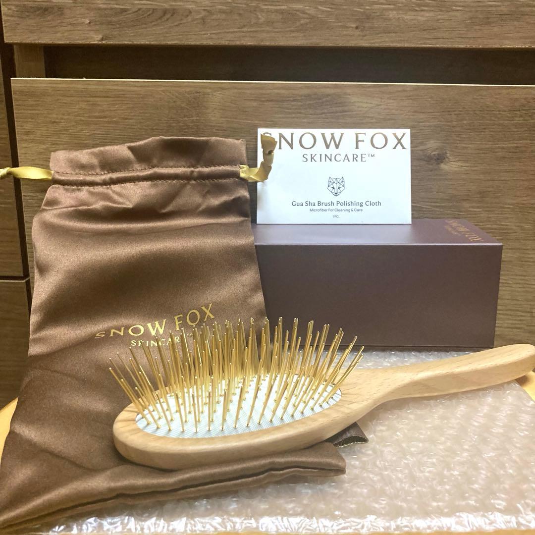 新品未使用　 FOX プレミアムFOXカッサウッドヘアブラシ箱有り