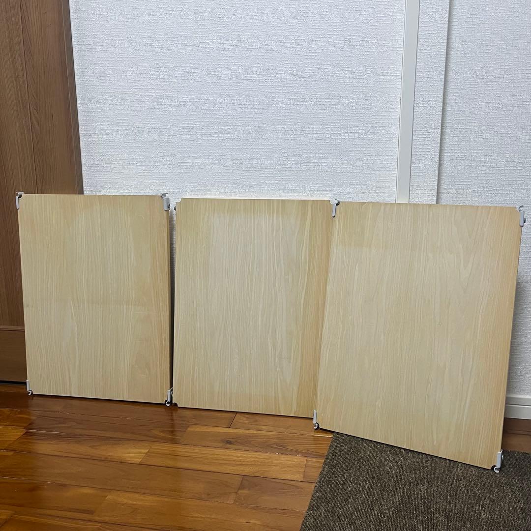 【無印良品】スチールユニットシェルフ　木製棚✖️グレー