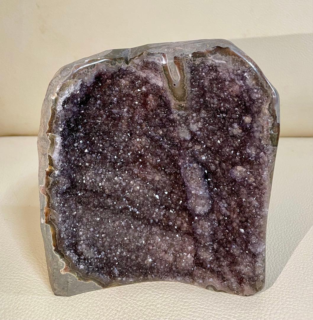 アメジスト クリスタルドーム 水晶 浄化 幸運 お守 魔除 風水晶 約1.7キロ