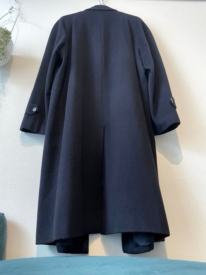 ご*様 美品 最高級 カシミヤ100% クリスチャンディオール ステンカラーコー