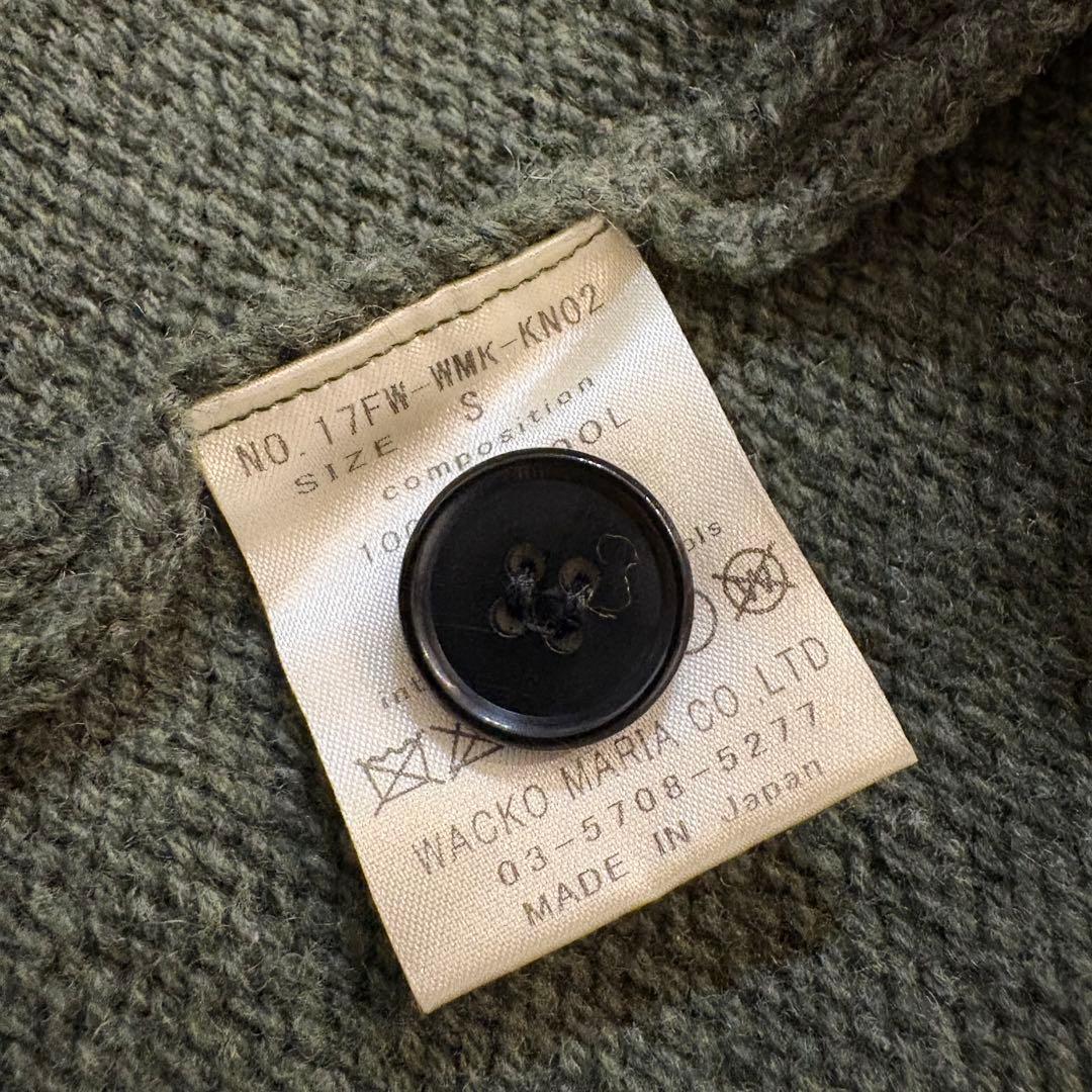 WACKOMARIA ワコマリア カーディガン カーキ　グリーン M