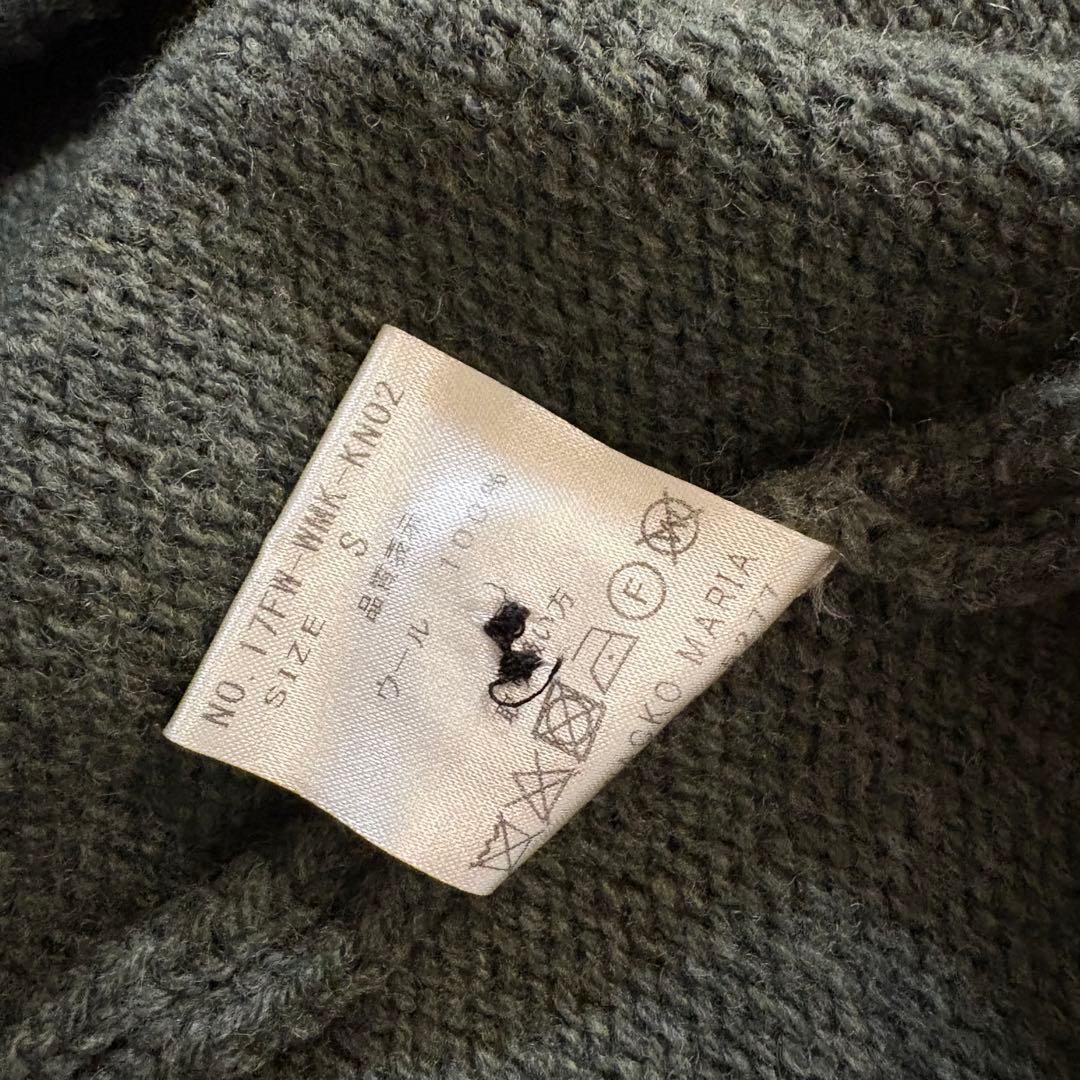 WACKOMARIA ワコマリア カーディガン カーキ　グリーン M