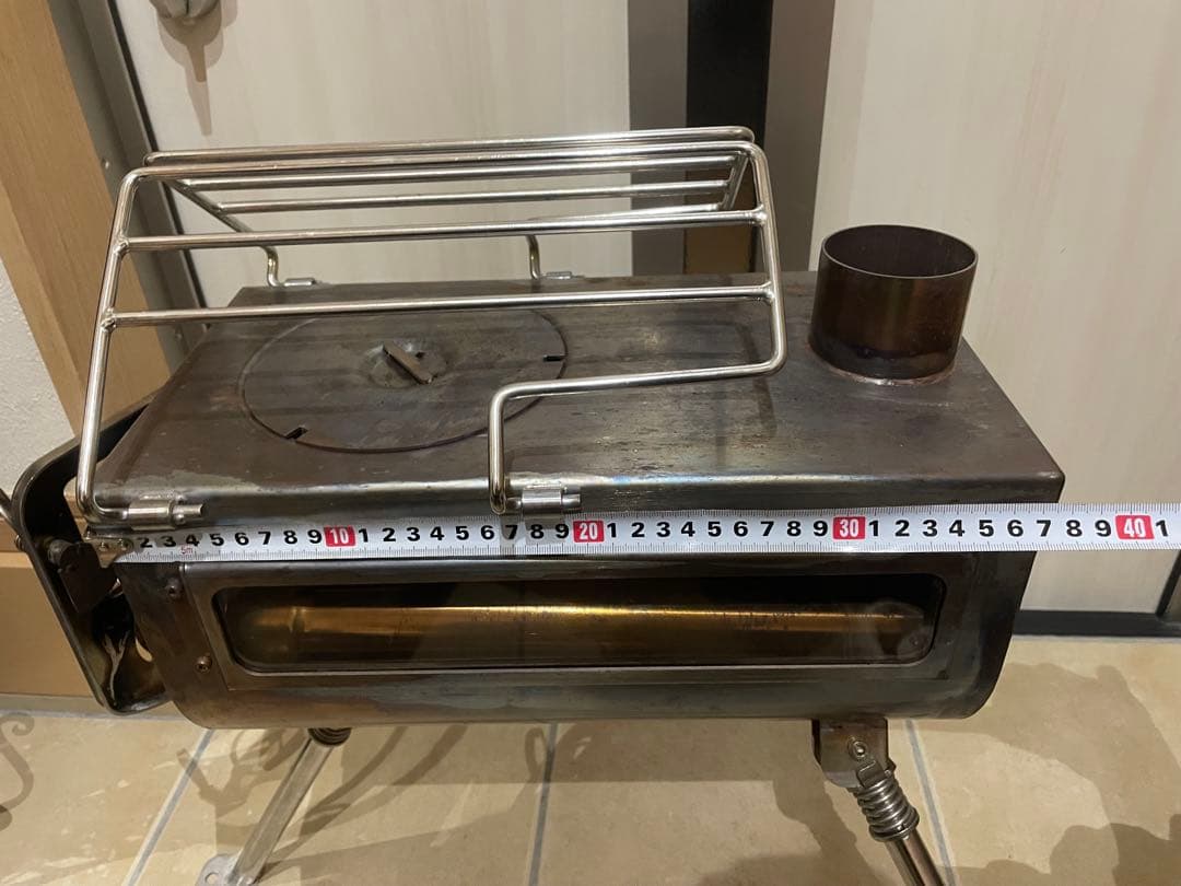 ステンレス3面ガラス薪ストーブ　スームルーム　テンマクwinnerwell風