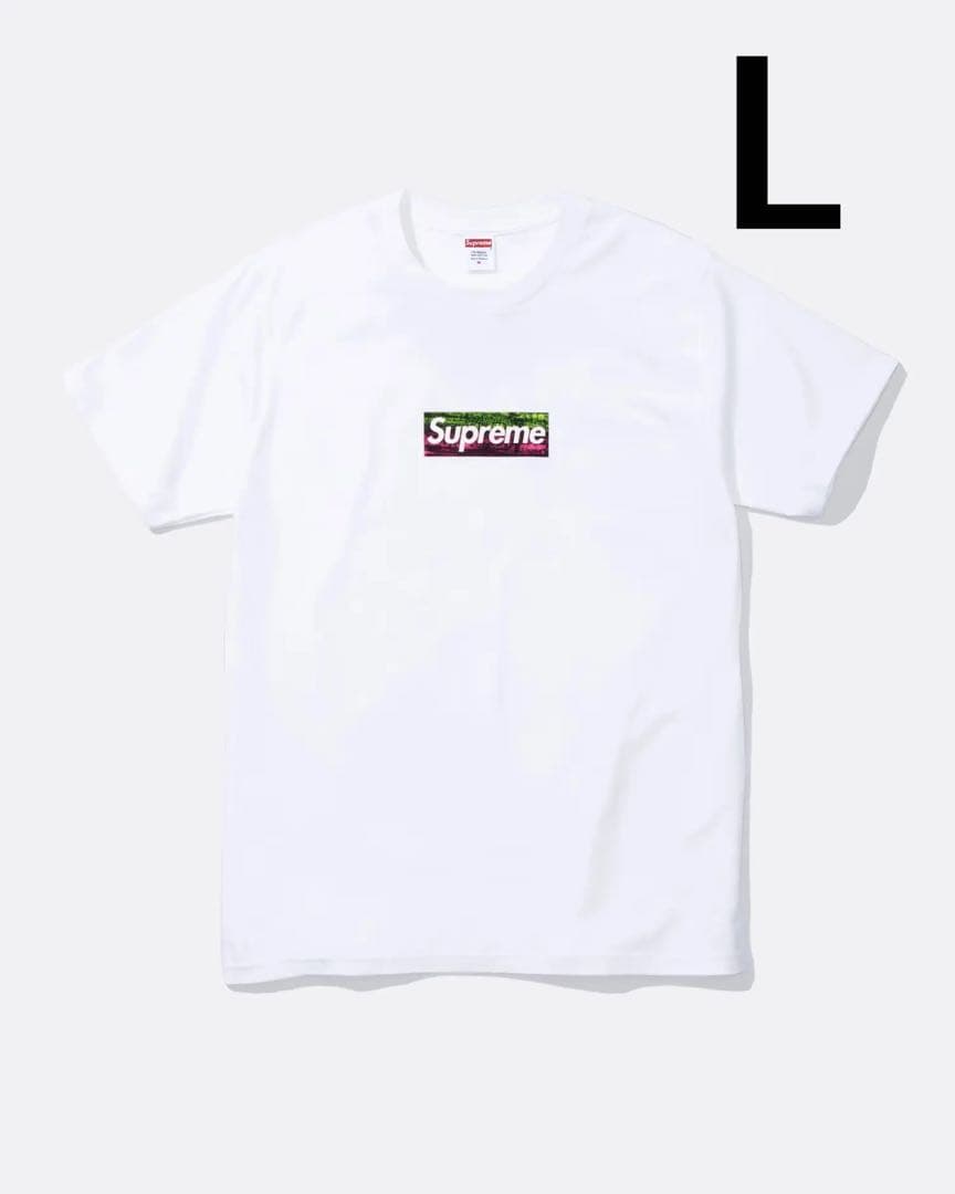トップス Supreme LA Fire Relief Box Logo Tee