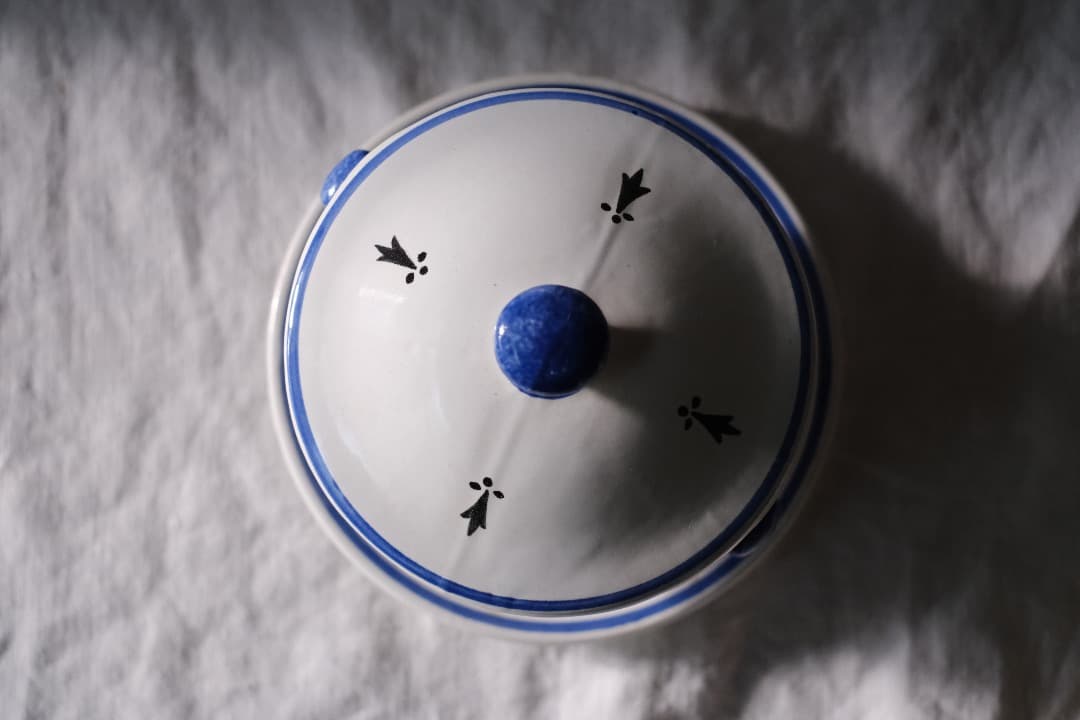 フランスアンティーク｜カンペール窯のスープポット