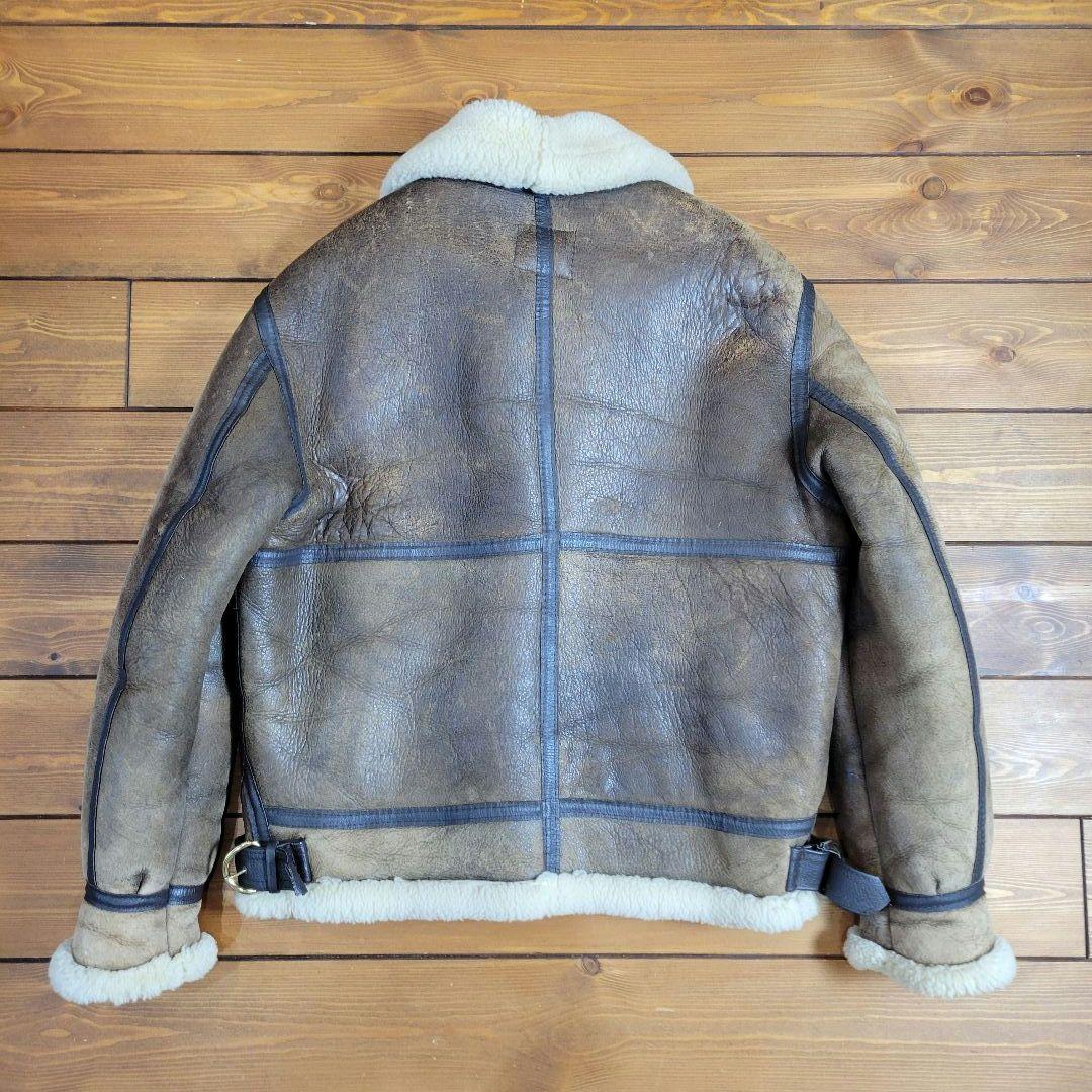 USA製 インシグニアレザー ムートンジャケット B-3 サイズ40