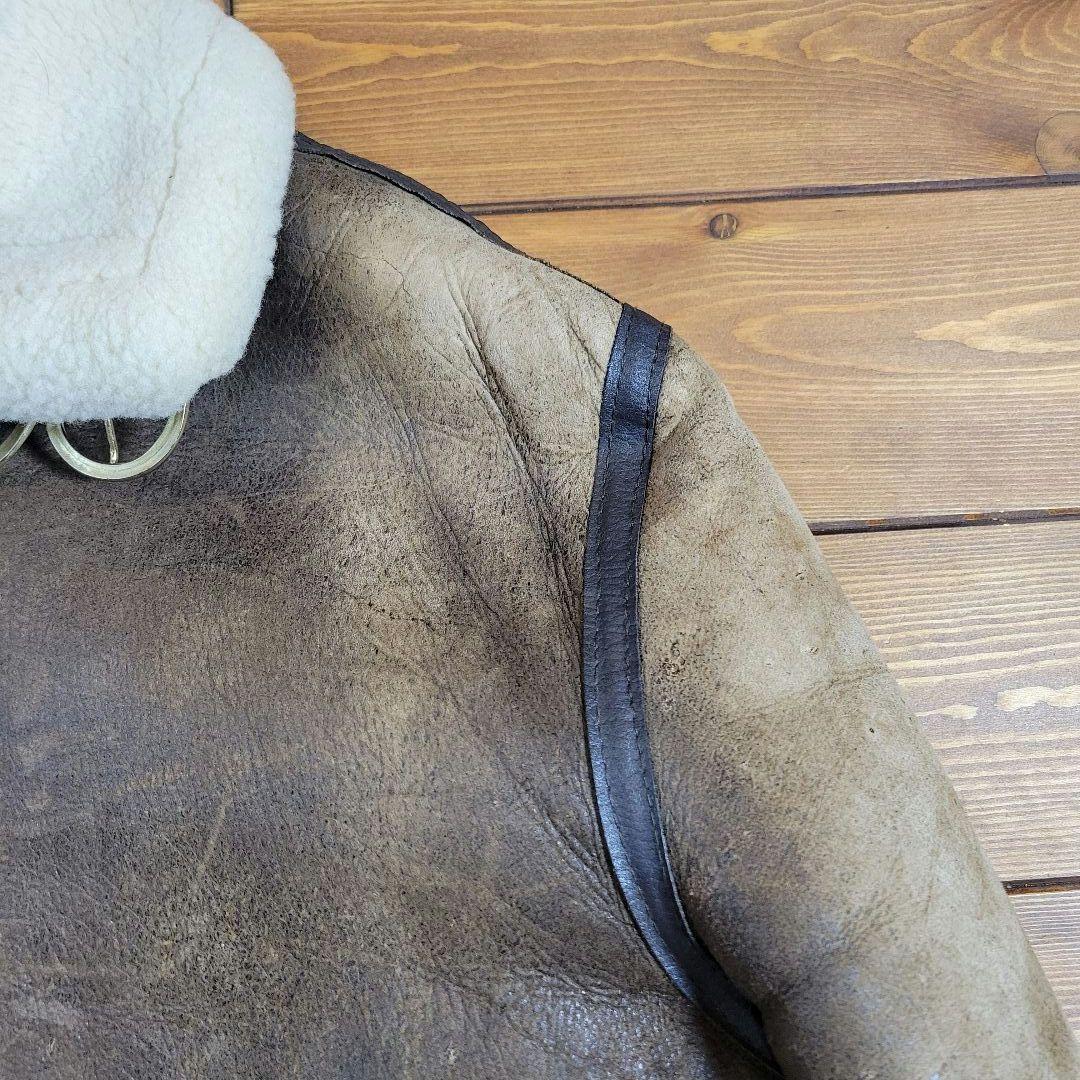 USA製 インシグニアレザー ムートンジャケット B-3 サイズ40