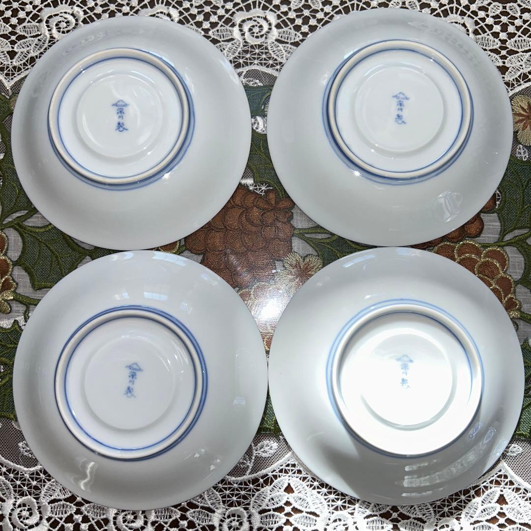 深川製磁 VOC コーヒーカップセット 4客 アンティーク