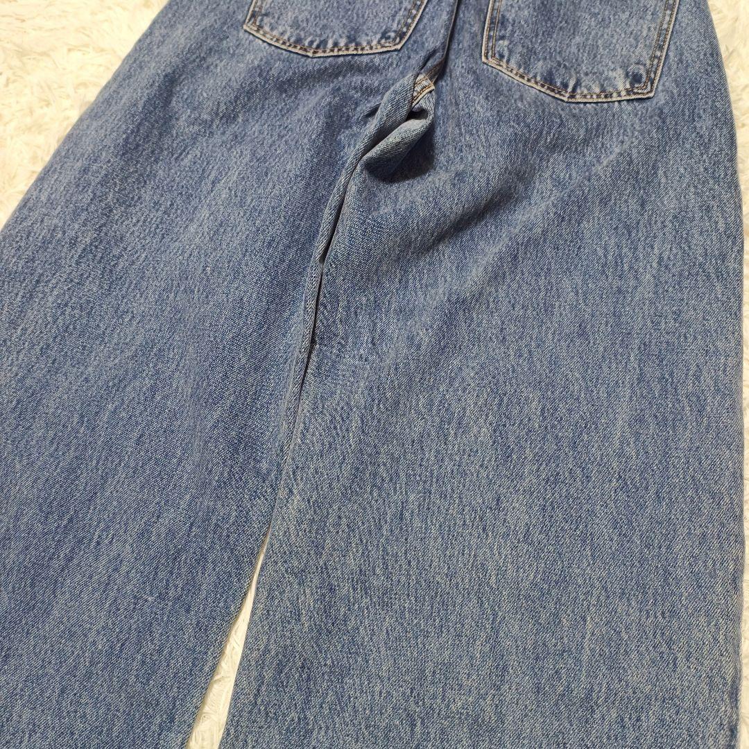 Na.e ナエ　Wide Loose Jeans _Deep Blue