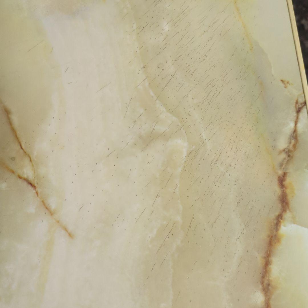 昭和レトロポップテーブル　ローテーブル　スペースエイジ　大理石柄テーブル