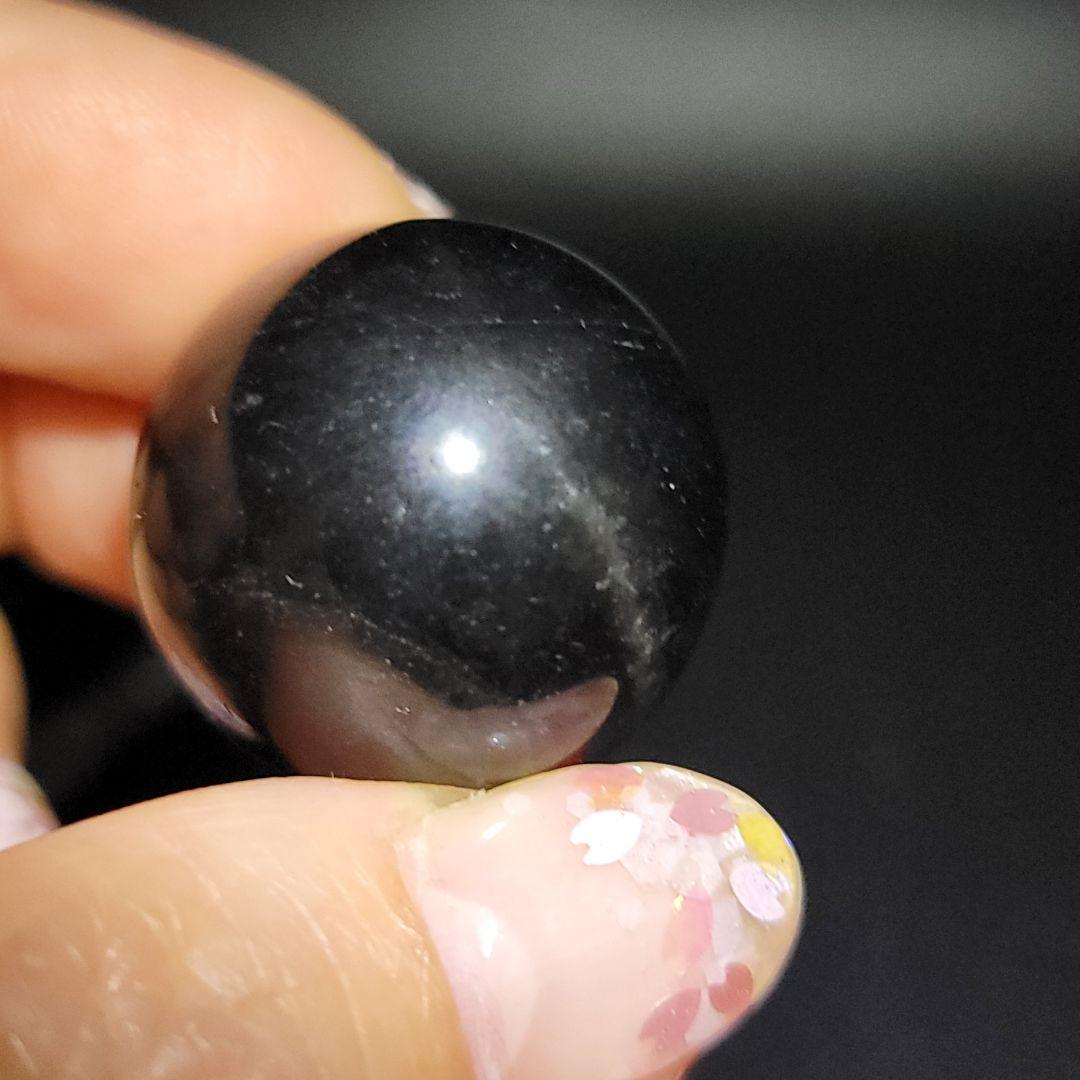 最強【新品】天然モリオン 七星陣 ★ 約20ミリスフィア ★ 製台座つき