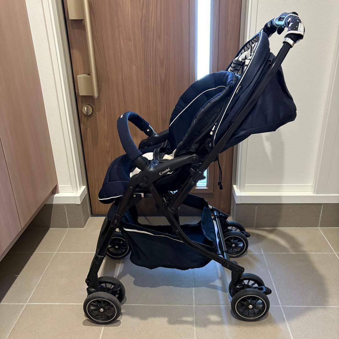 【美品】コンビ　ベビーカー　メチャカルオート4キャス　エッグショック