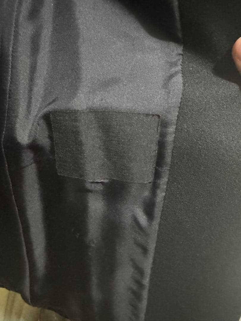 サンローラン13AW チェスターコート44 ブラック　エディスリマン