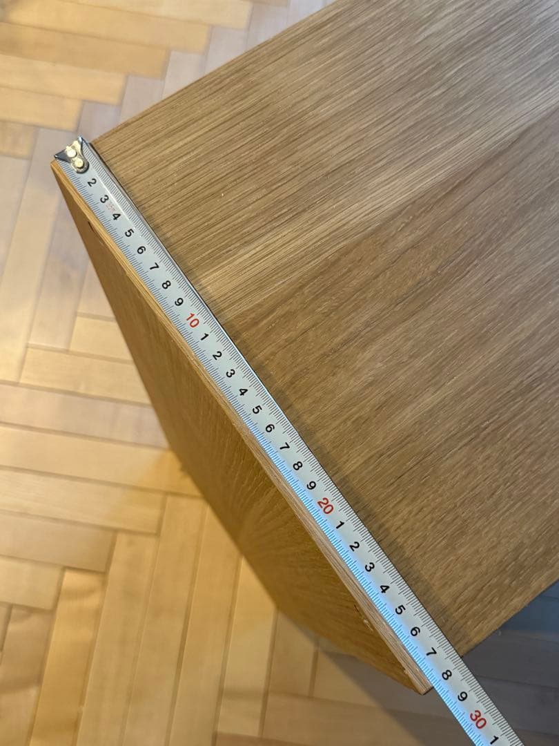 木製ラック ナチュラルウッド 3引き出し付き