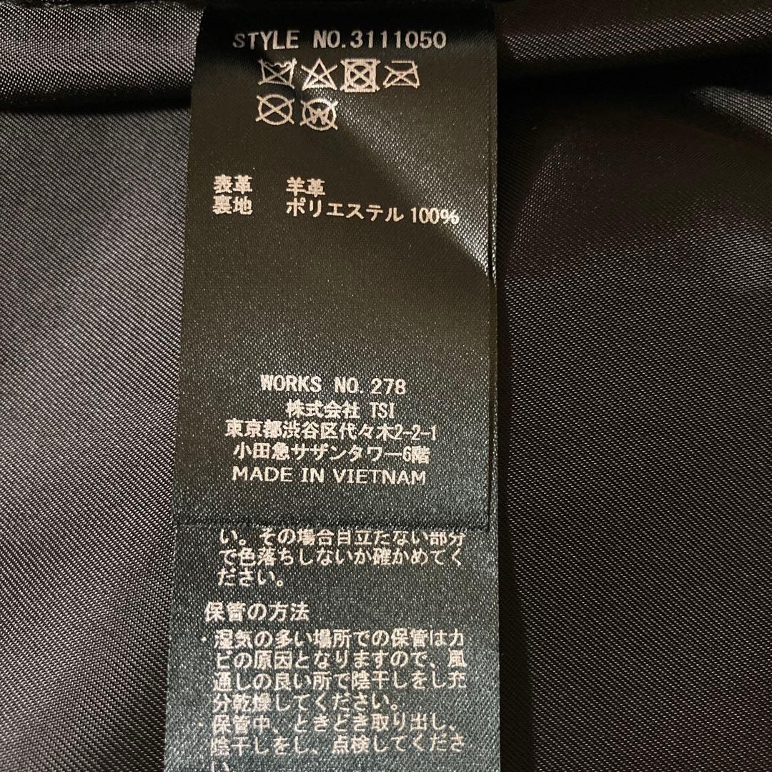 極美品　レディース　Schott ショット　ラムレザー カバーオール ジャケット