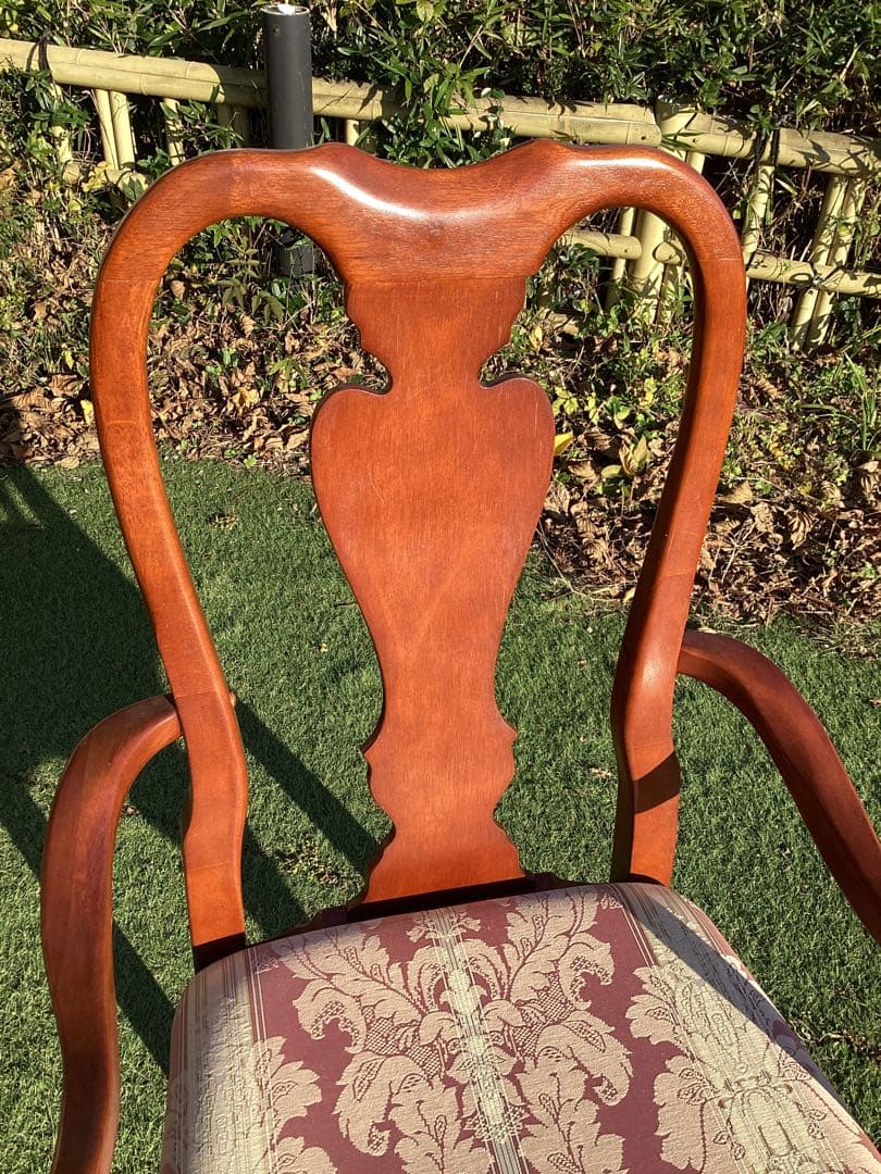 ダイニングチェア　猫脚　クラシカル　アームチェア　椅子